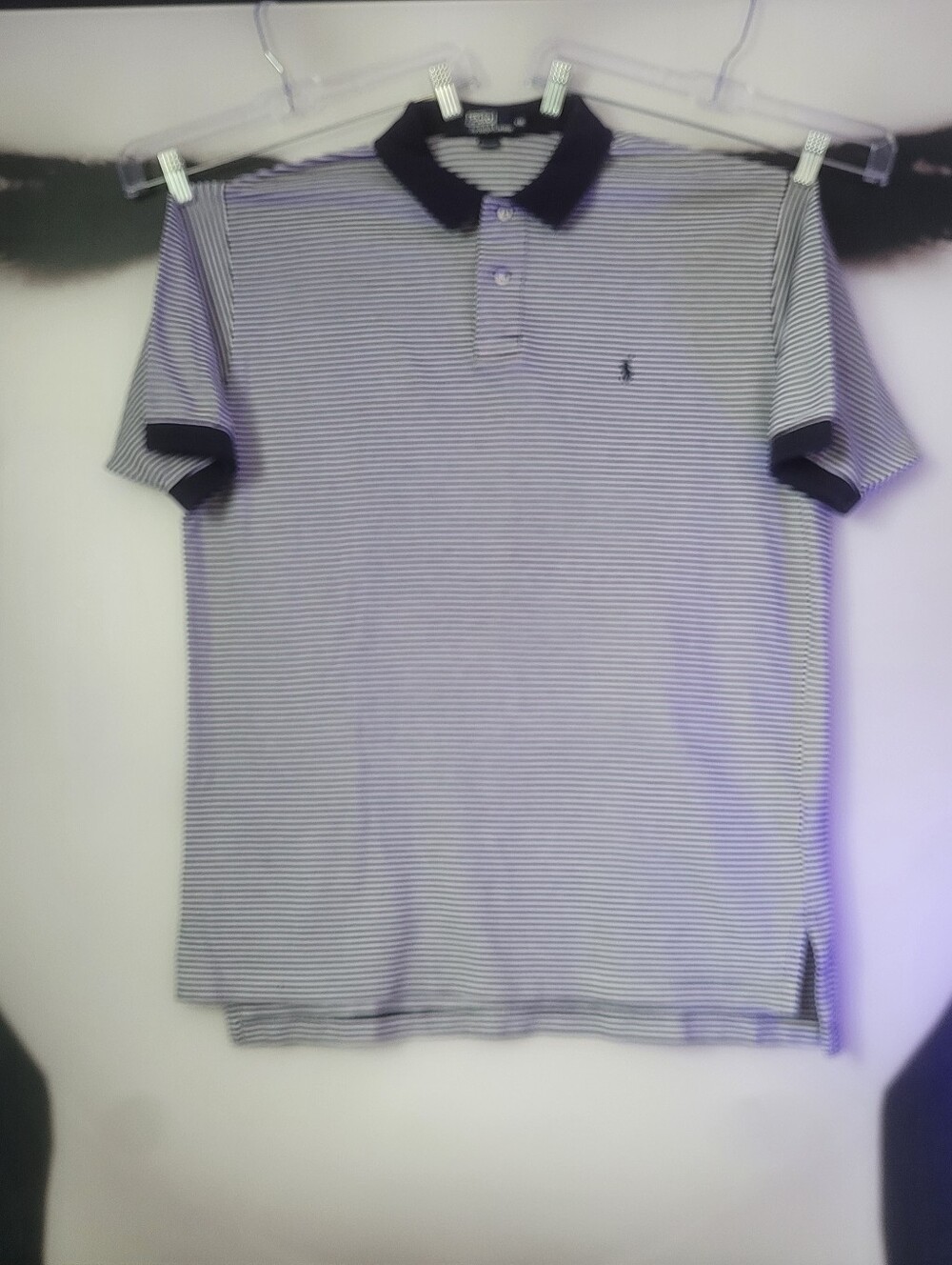 2XL Polo by Ralph Lauren blue collar, Blue Horse